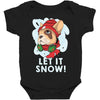 let it snow Baby Bodysuit
