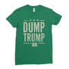 dump trump Ladies Fitted T-Shirt