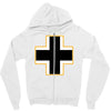 german insignia roundel luftwaffe Zipper Hoodie