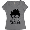 nerds Women's Triblend Scoop T-shirt