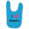 i love robots Baby Bibs