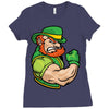 happy saint patrick day Ladies Fitted T-Shirt