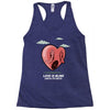 love is blind Racerback Tank