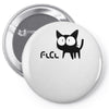 flcl white Pin-back button