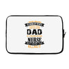 Super Cool Dad Of A Freaking Awesome Nurse Laptop sleeve