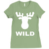 wild animal funny Ladies Fitted T-Shirt