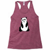 crying panda Racerback Tank