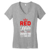 red hair the crown you never take off Women's V-Neck T-Shirt