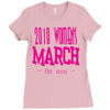 2018 Women's March On USA Ladies Fitted T-Shirt