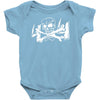 4x4 truck cross bone skull Baby Bodysuit
