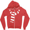 scarf Zipper Hoodie