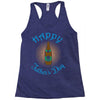 happy father's day Racerback Tank