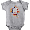 American Flag Q Fire Baby Bodysuit