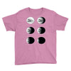 the phases of the moon of laika dog Youth Tee