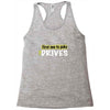 first one to puke drives Racerback Tank