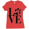 LOVE MY DOG Ladies Fitted T-Shirt