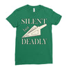 silent but deadly blow Ladies Fitted T-Shirt