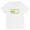 sarcasm loading funny computer tech gee V-Neck Tee