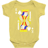party king design funny humor cool graph baseball Baby Onesie