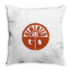 demented are go band logo screen printed Throw Pillow