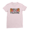 pizza is my valentine 4 Ladies Fitted T-Shirt