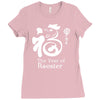 the lunar year of rooster Ladies Fitted T-Shirt