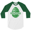 Preggosaurus Egg Funny 3/4 Sleeve Shirt