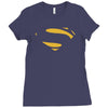 man of steel Ladies Fitted T-Shirt
