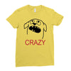 crazy (2) Ladies Fitted T-Shirt