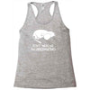 retro hippo cartoon anime classic Racerback Tank