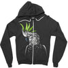 tribal parrot Zipper Hoodie