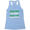 christmas so hard santas elves wanna find me Racerback Tank