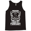 Never Underestimate Dog Rescuer Who Was Born February Tank Top