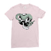 skull and tentacles Ladies Fitted T-Shirt