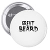 great beard Pin-back button