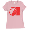 tudio 54 retro disco paradise garage chicago house Ladies Fitted T-Shirt