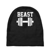 new beast dumbbell muscle Baby Beanies