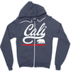 cali bear Zipper Hoodie
