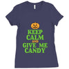 keep calm candy Ladies Fitted T-Shirt