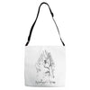 the philosopher's throne Adjustable Strap Totes