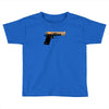 black gold gun pullover Toddler T-shirt