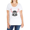 darth vader reindeer Ladies Curvy T-Shirt