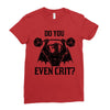 ancient swole'd dragon (black) Ladies Fitted T-Shirt