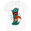 monster pet Ladies Fitted T-Shirt