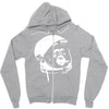 astronaut monkey Zipper Hoodie