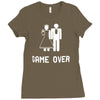 game over Ladies Fitted T-Shirt