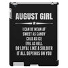 Super August Girl iPad 3 and 4 Case