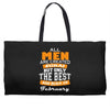 all men are created equal but only the best are born in february Weekender Totes