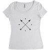 Compass Women's Triblend Scoop T-shirt