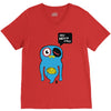 uberpup hey brain cakes! V-Neck Tee